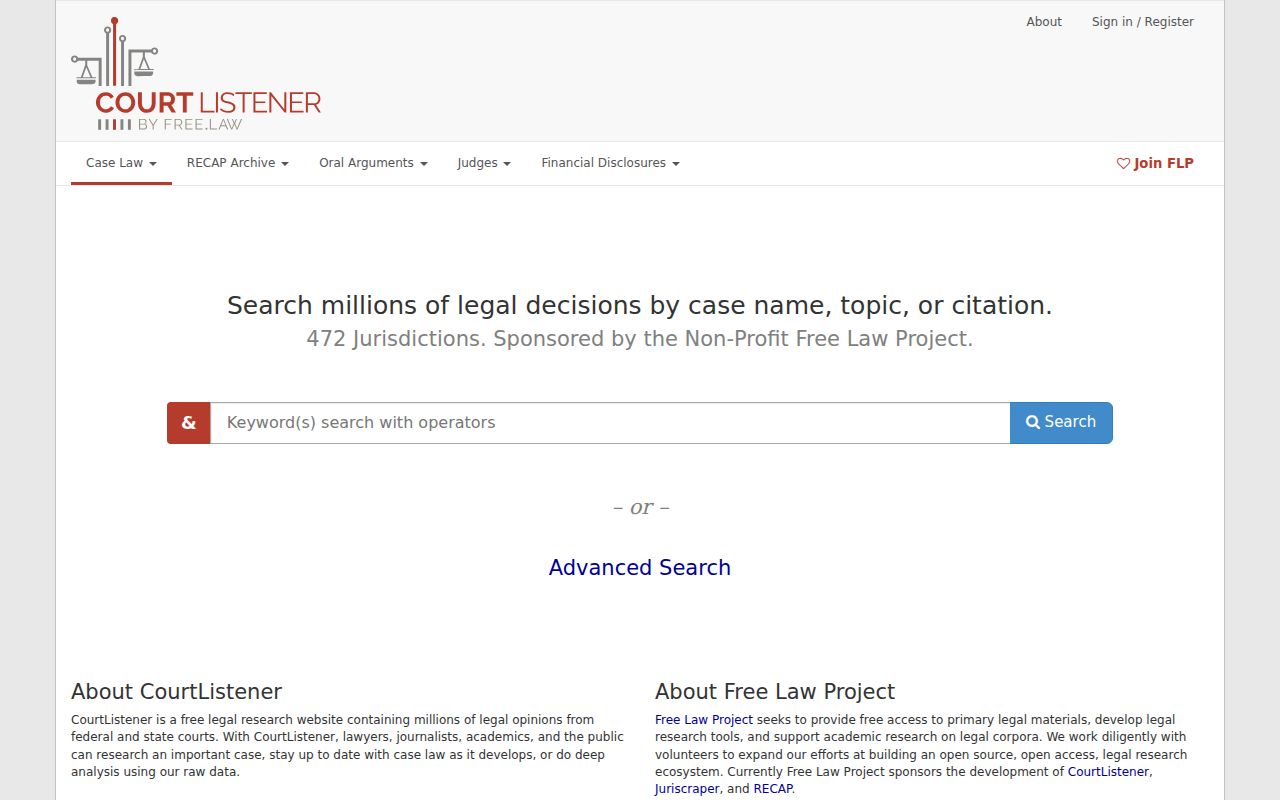Elbert County case search federal CourtListener comparison