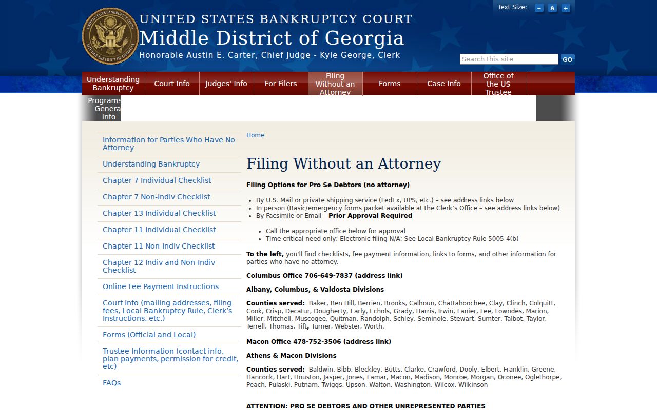 Elbert County court records comparison with federal bankruptcy filing information