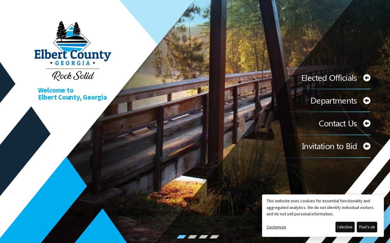 Elbert County court docket official county home page